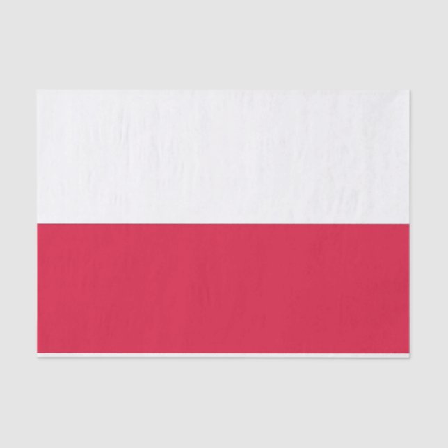Patriotic tissue paper with flag of Poland (Front)