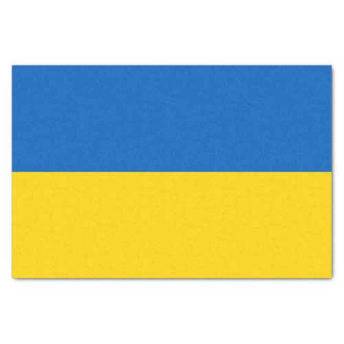 Patriotic tissue paper with flag of Ukraine
