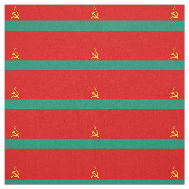 Patriotic Transnistria Flag Fabric (Swatch)