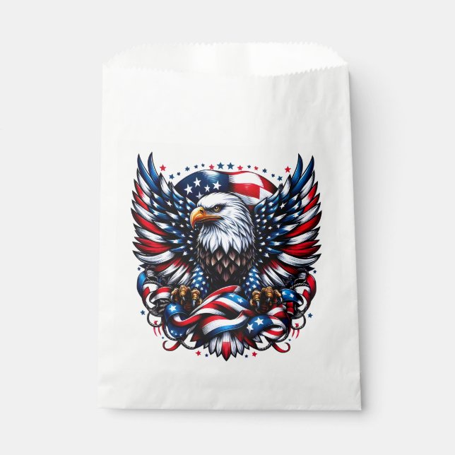 Patriotic Treat Favor Bag (Front)