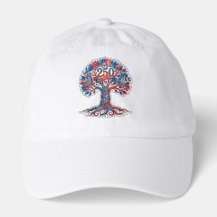 Patriotic Tree for America's 250th anniversary Hat