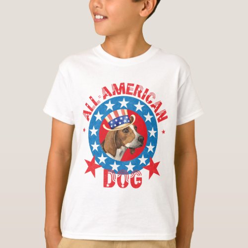 Patriotic Treeing Walker T_Shirt