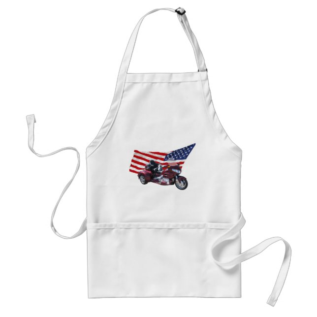 Patriotic Trike Adult Apron (Front)