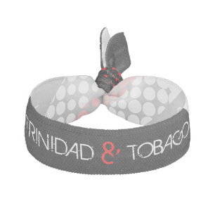 Patriotic Trinidad and Tobago Dot Pattern Flag Elastic Hair Tie