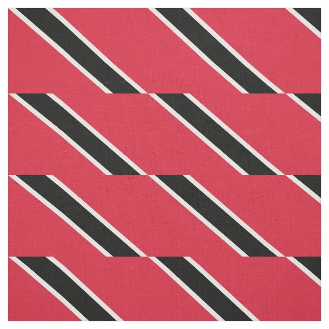 Patriotic Trinidad and Tobago Flag Fabric (Swatch)