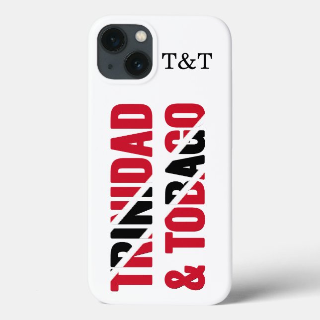 Patriotic TRINIDAD Monogram Case-Mate iPhone Case (Back)