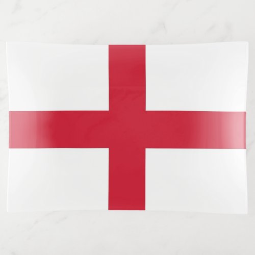 Patriotic trinket tray with flag of England