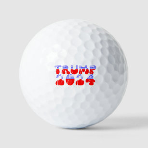 Patriotic Trump 2024 Retro Vintage  Golf Balls