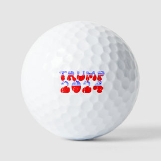 Patriotic Trump 2024 Retro Vintage Golf Balls
