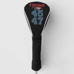 Patriotic Trump Won 45 and 47 Victory Winner Trump Golf Head Cover