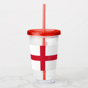 Patriotic Tumbler with flag of England