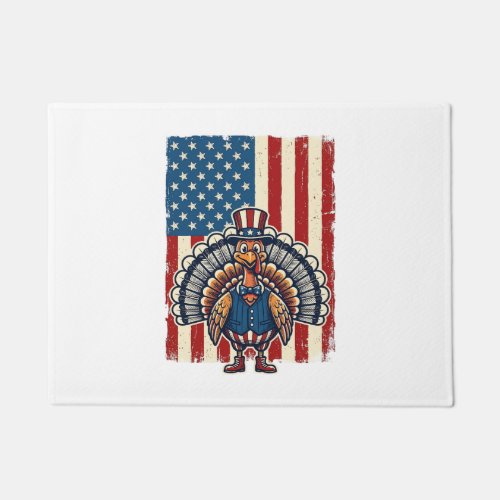 Patriotic Turkey Flag Vintage Engraving Shirt Desi Doormat