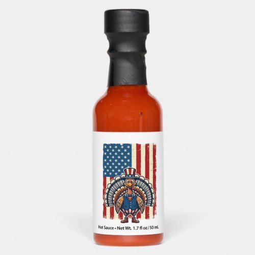 Patriotic Turkey Flag Vintage Engraving Shirt Desi Hot Sauces
