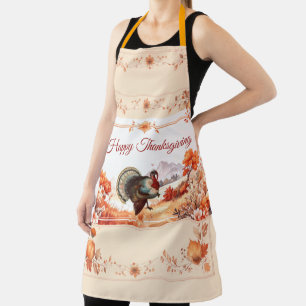 Patriotic Turkey Thanksgiving  Apron
