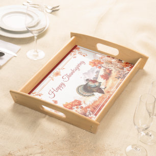 Patriotic Turkey Thanksgiving  Serving Tray