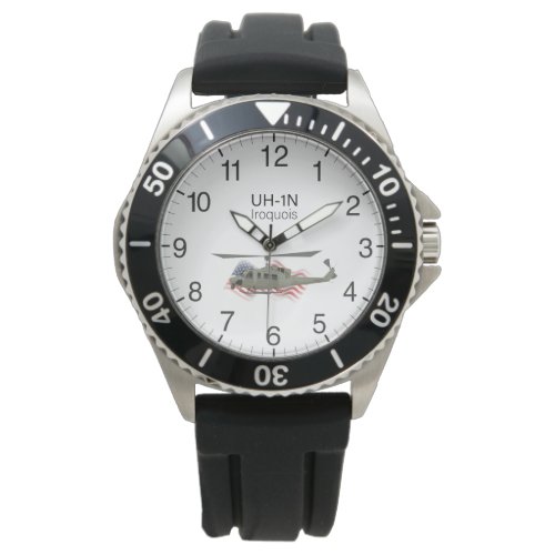 Patriotic UH_1N Iroquois Helicopter Watch