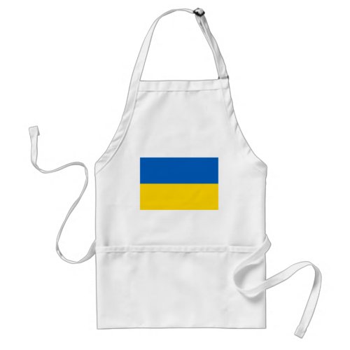Patriotic Ukraine Flag Adult Apron
