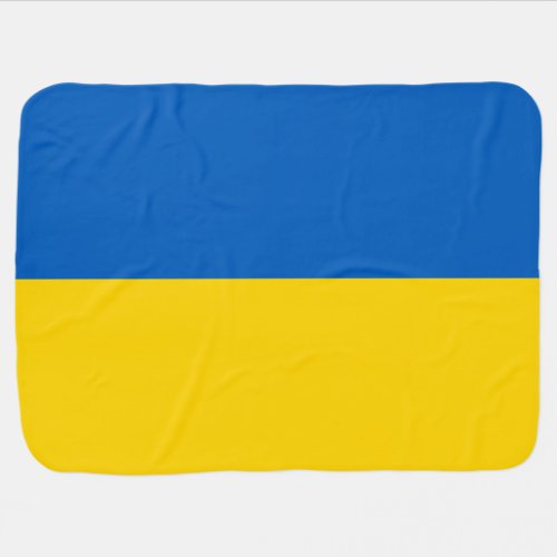 Patriotic Ukraine Flag Baby Blanket