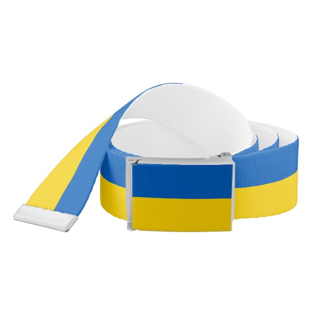 Patriotic Ukraine Flag Belt (Snake)