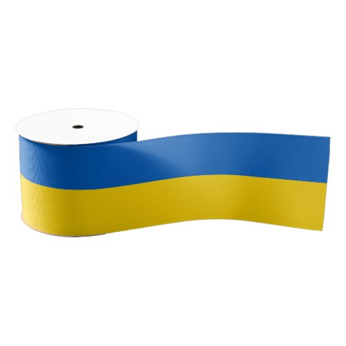 Patriotic Ukraine Flag Blue Yellow Ukrainian  Grosgrain Ribbon