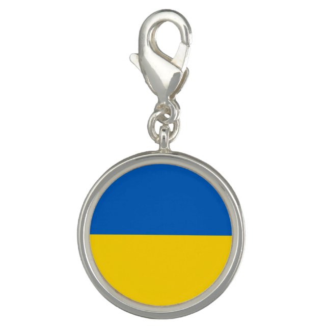 Patriotic Ukraine Flag Charm (Front)