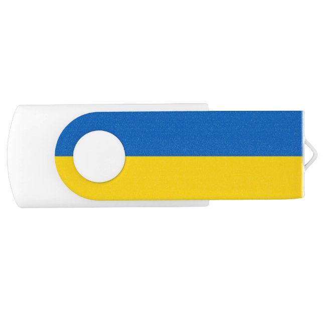 Patriotic Ukraine Flag Flash Drive (Front)