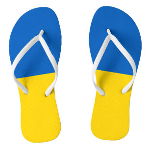 Patriotic Ukraine Flag Flip Flops