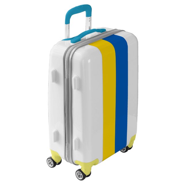 Patriotic Ukraine Flag Luggage (Rotated Left)