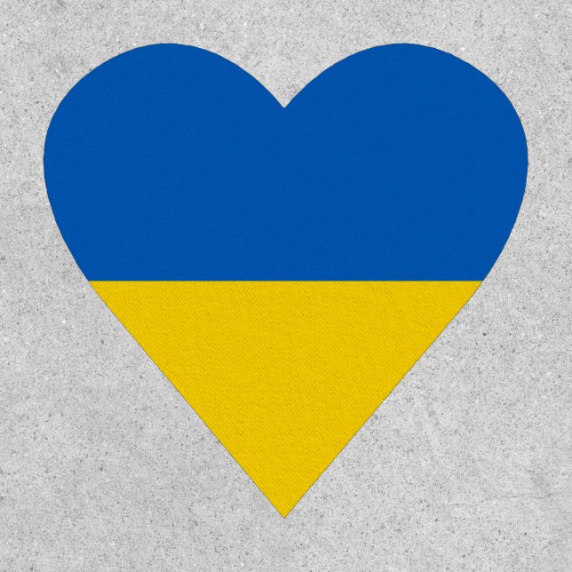Patriotic Ukraine Flag Patch (Front)