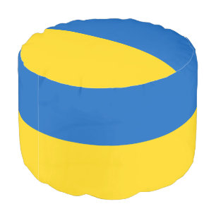Patriotic Ukraine Flag Pouf