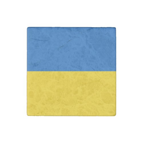 Patriotic Ukraine Flag Stone Magnet