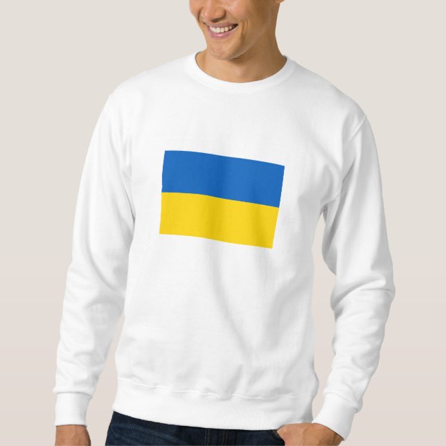 Patriotic Ukraine Flag Sweatshirt (Front)