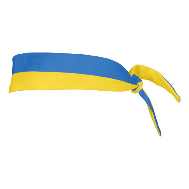 Patriotic Ukraine Flag Tie Headband (Rotate 90)