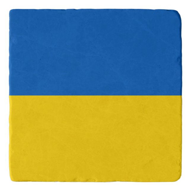 Patriotic Ukraine Flag Trivet (Front)