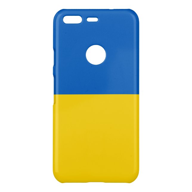 Patriotic Ukraine Flag Uncommon Google Pixel Case (Back)