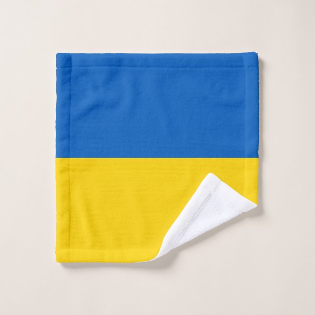 Patriotic Ukraine Flag Wash Cloth (Wash Cloth)