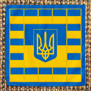 Patriotic Ukrainian Flag Bandana, fashion Ukraine Bandana