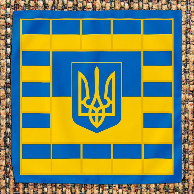 Patriotic Ukrainian Flag Bandana, fashion Ukraine Bandana (Creator Uploaded)