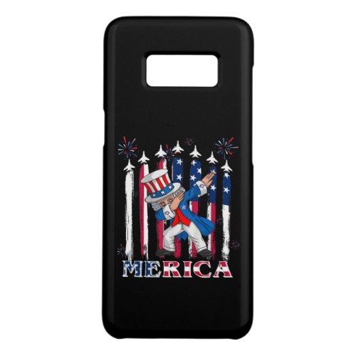 Patriotic Uncle Sam Dabbing 4th of July Case_Mate Samsung Galaxy S8 Case