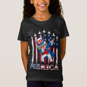 Patriotic Uncle Sam Dabbing 4th of July T-Shirt