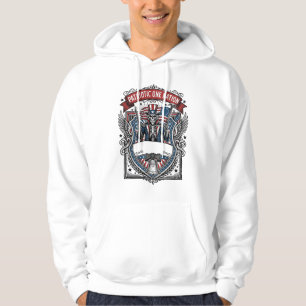 Patriotic Uncle Sam Skeleton Dark Patriot Skeleton Hoodie