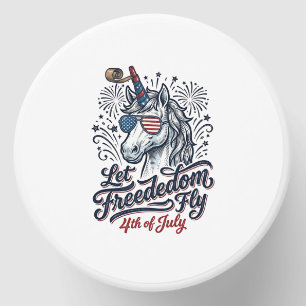 Patriotic Unicorn 4th of July Freedom Fly Shirt_1 Mini Candle Favors