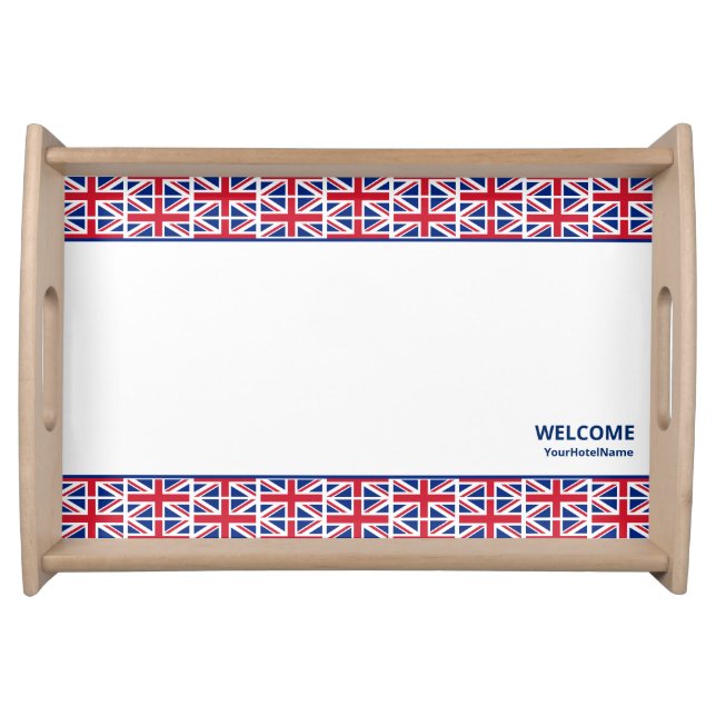 Patriotic UNION JACK Hospitality Serving Tray (Front)