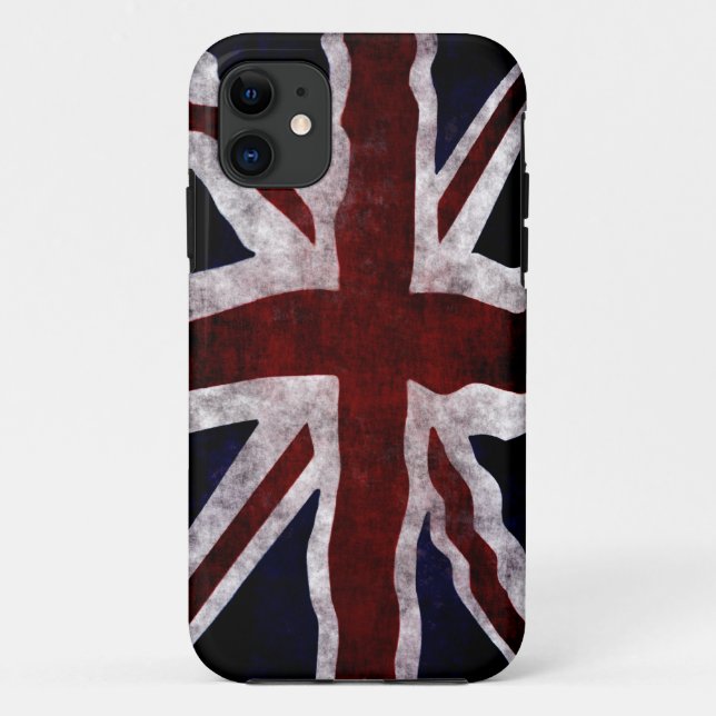 Patriotic Union Jack UK Union Flag Case-Mate iPhone Case (Back)
