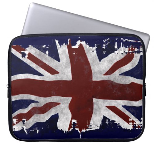 Patriotic Union Jack UK Union Flag Laptop Sleeve