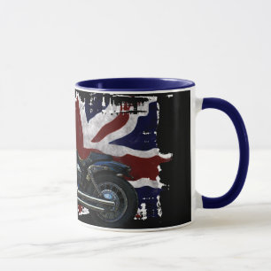 Patriotic Union Jack, UK Union Flag, Motorcycle Mug