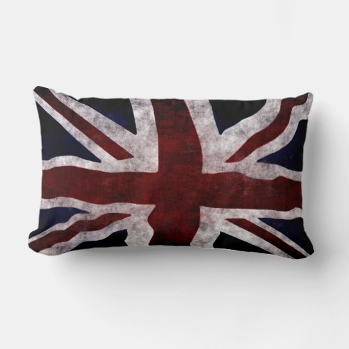 Patriotic Union Jack UK Union Flag Throw Pillow