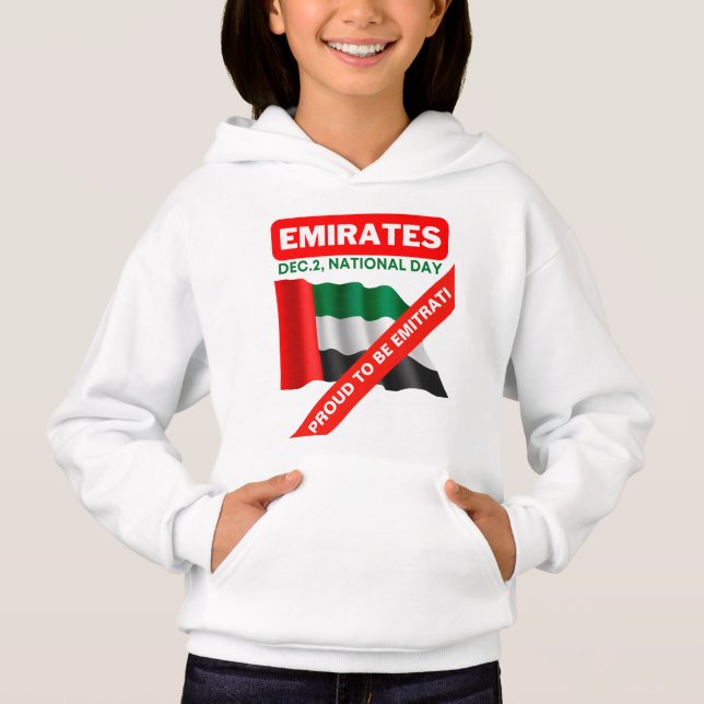 Patriotic United Arab Emirates Flag Hoodie (Front)