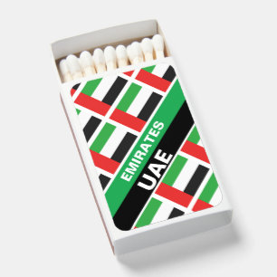Patriotic United Arab Emirates Flag Matchboxes