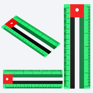 Patriotic United Arab Emirates Flag Ruler